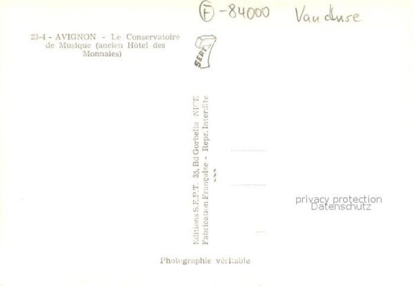 Avignon Vaucluse Conservatoire de Musique ancien Hôtel d – Bild 2