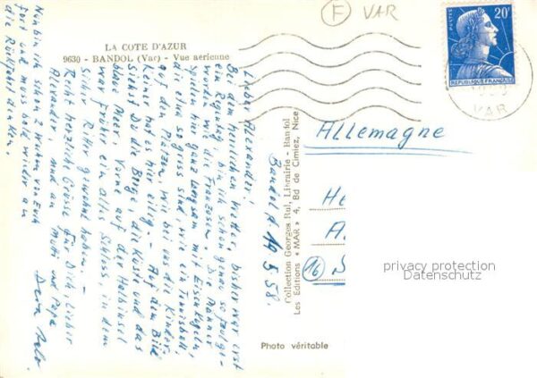 Bandol 83-sur-Mer Côte d_Azur vue aérienne – Bild 2