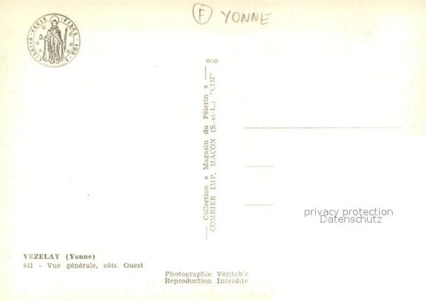 Vezelay Vue Generale côté ouest – Bild 2