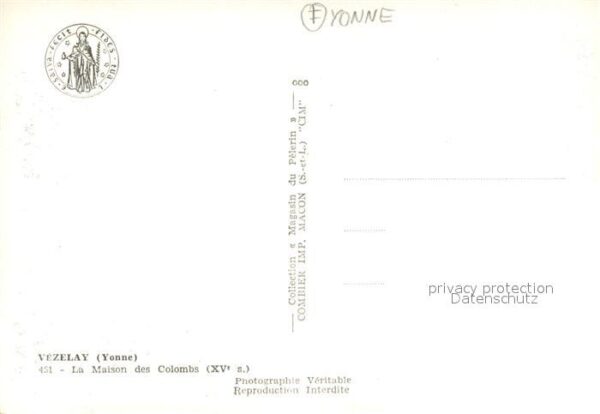 Vezelay Maison des Colombs XVe siécle – Bild 2
