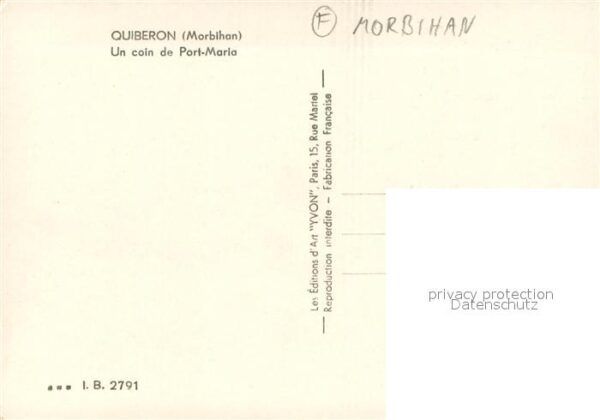 Quiberon Morbihan Un coin du Port Maria – Bild 2