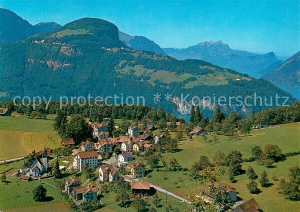 Morschach im Hintergrund Seelisberg und Pilatus F