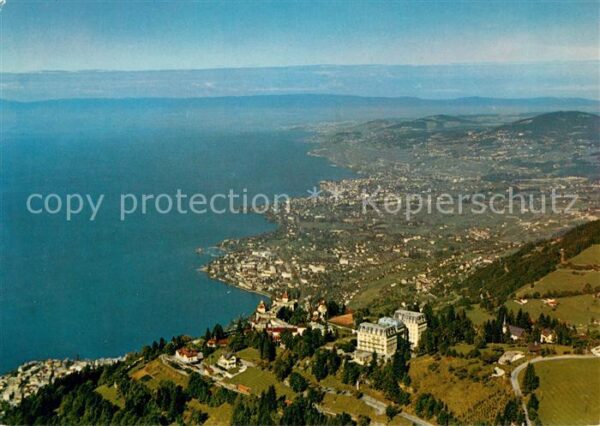 Caux VD sur Montreux et vue sur Clarens Tour de