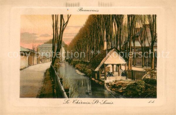 Beauvais 60 Le Chérain Saint Louis Litho