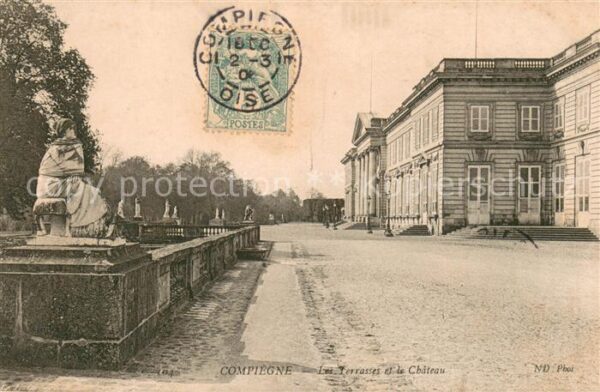 Compiegne 60 Les terrasses et le Chateau