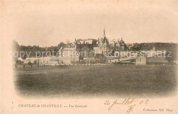 Chantilly 60 Vue Generale du Chateau