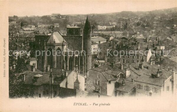 Epinal Vosges 88 Vue Generale Centre Eglise