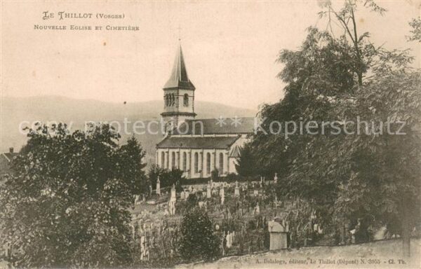 Le Thillot Nouvel Eglise et cimetière