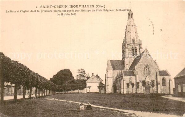 Saint-Crepin-Ibouvillers Place de l'Eglise