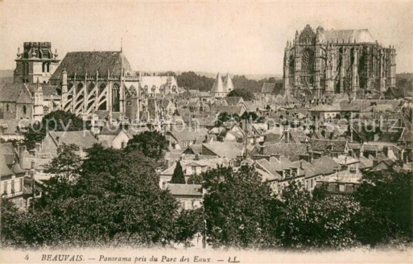 Beauvais 60 Panorama pris du Parc des Eaux