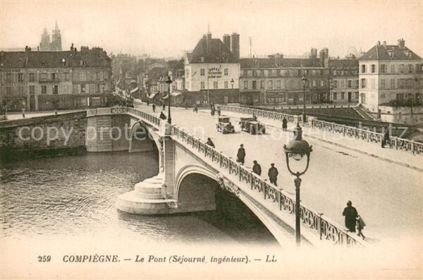 Compiegne 60 Le pont sur l'Oise