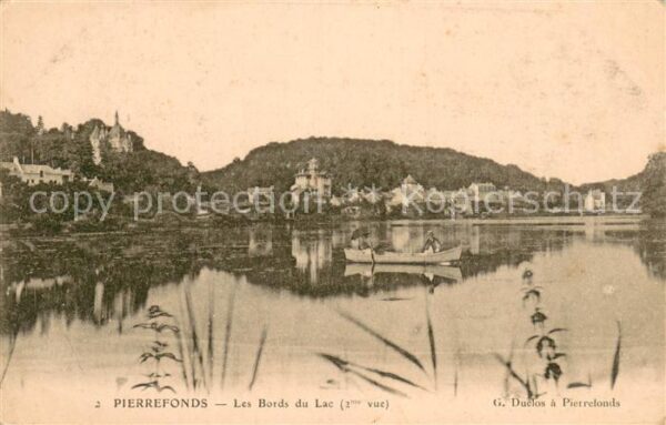 Pierrefonds Oise Les bords du lac