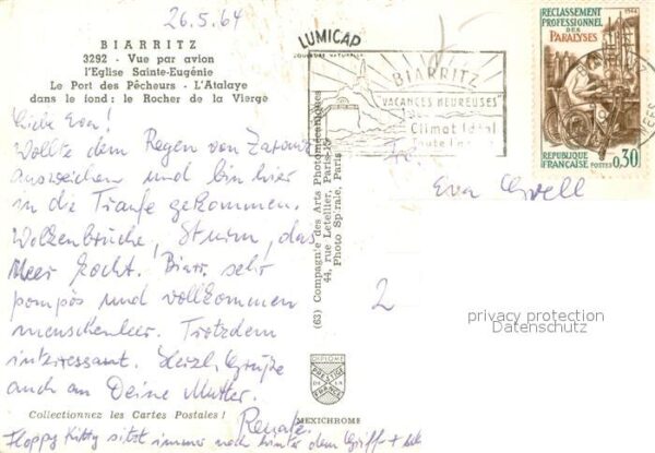 Biarritz Pyrenees Atlantiques Eglise Sainte Eugénie Port des Pêcheurs – Bild 2