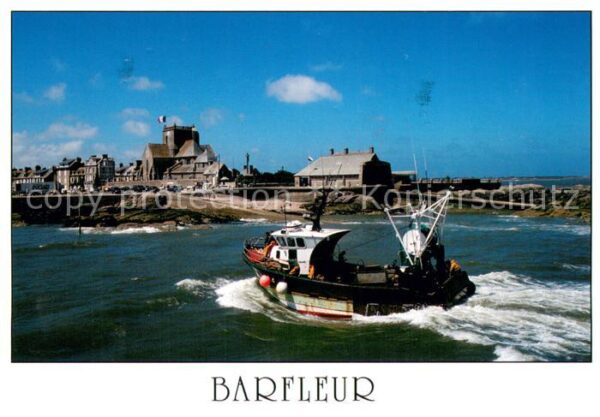 Barfleur Manche Retour de pêche