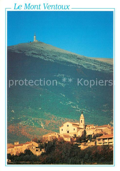 Crillon-le-Brave Mont Ventoux dominant les montagnes de