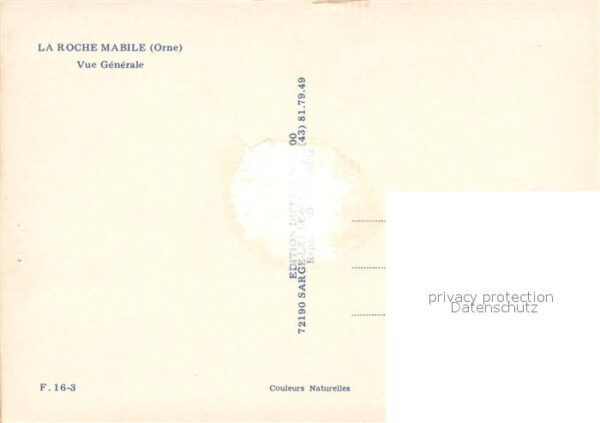 La Roche-Mabile Vue Generale – Bild 2
