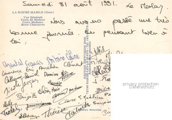 La Roche-Mabile Vue Generale Croix de Médavy Croix Mada – Bild 2