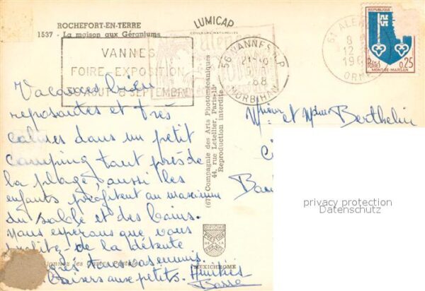 Rochefort-en-Terre La Maison aux Géraniums – Bild 2