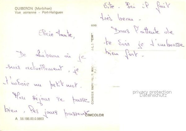 Quiberon Morbihan Port Haliguen vue aérienne – Bild 2