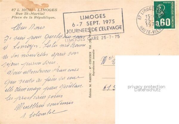 Limoges 87 Rue Saint Martial Place de la Républiqu – Bild 2