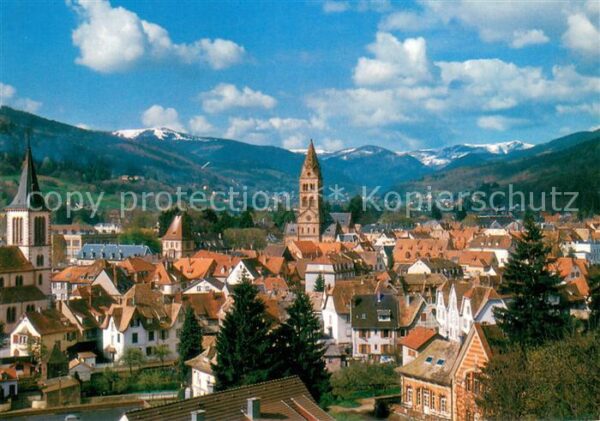 Munster 68 Haut Rhin Elsass Vue panoramique et les Hautes Vosges