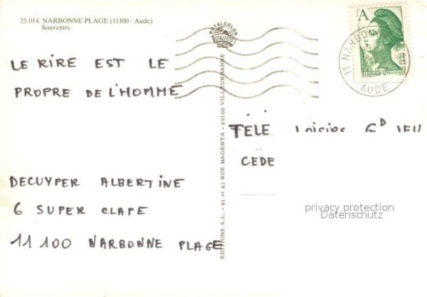 Narbonne Plage Souvenirs de la ville Port Camping – Bild 2