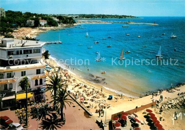 Juan-les-Pins Antibes 06 Vue Generale sur les plage Côte d_Azur