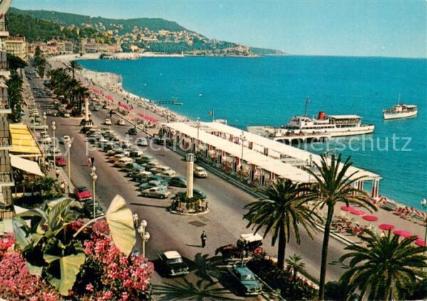 Nice 06 La Promenade des Anglais et le Mont Bor