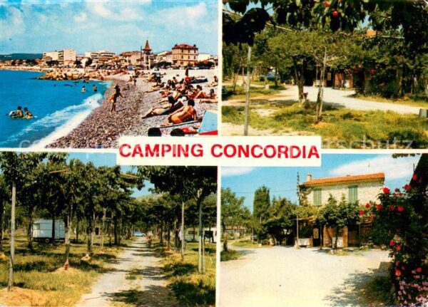 Cros-de-Cagnes Camping Concordia et la plage