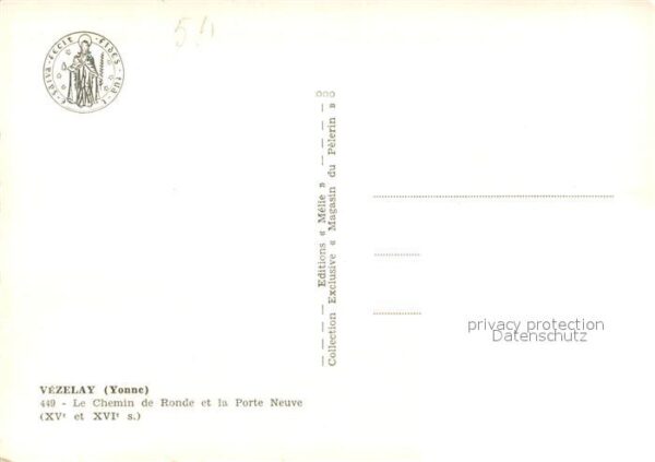 Vezelay Chemin de Ronde et la Porte Neuve – Bild 2