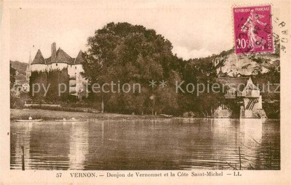 Vernon 27 Donjon de Vernonnet et la Cote Saint-Mi
