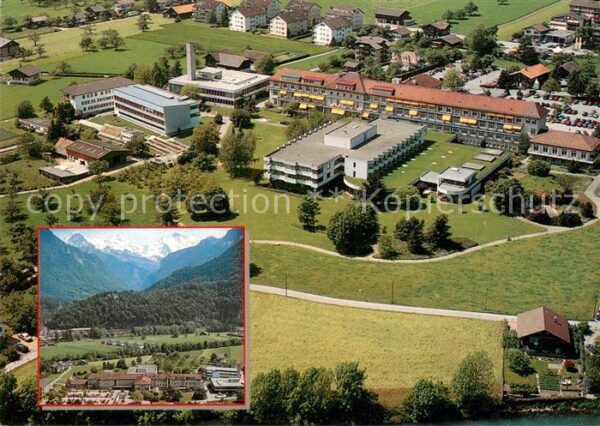 Interlaken BE Fliegeraufnahme Spital