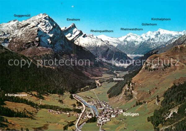 Spluegen GR Berg- und Talansicht