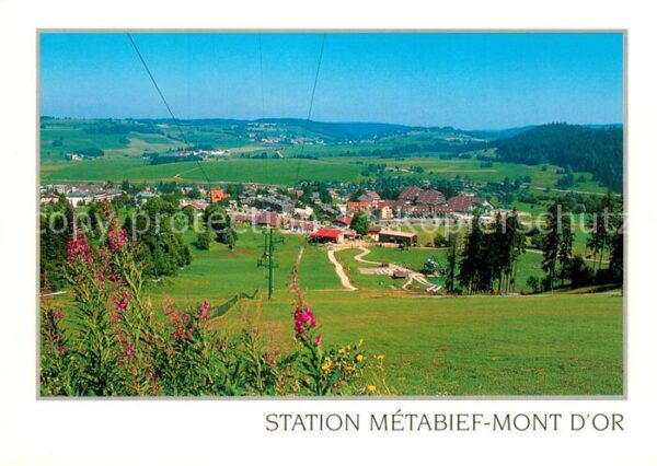 Mont d Or Station Metabief Vue generale depuis le