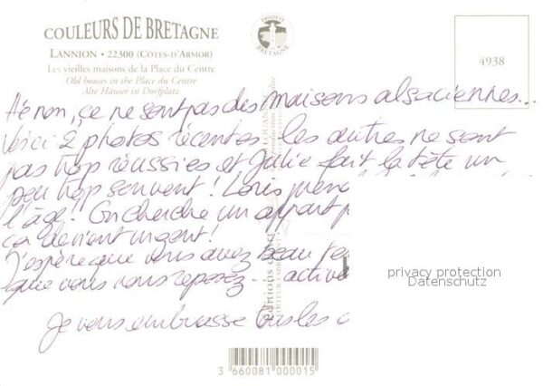 Lannion Les vieilles maisons de la Place du Cen – Bild 2
