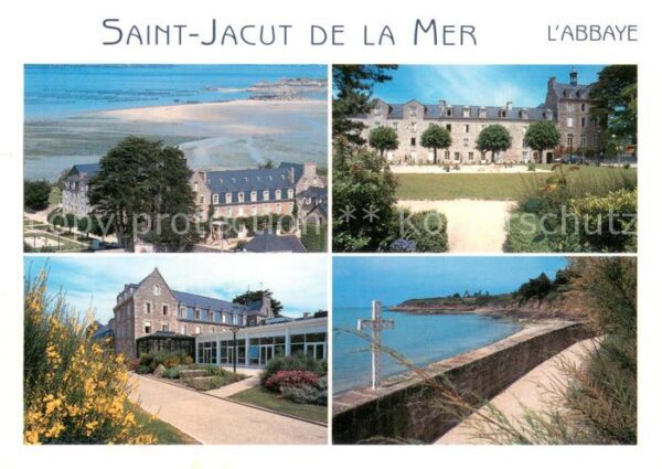 Saint-Jacut-de-la-Mer L’abbaye le parc et la digue