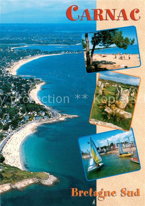 Carnac 56 Vue generale des plages