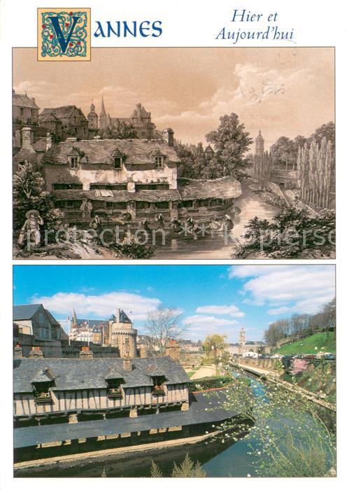 Vannes 56 Les lavoirs de la Marie au temps des la