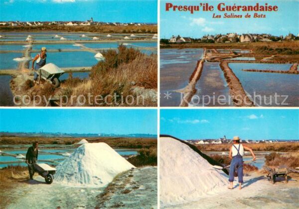 Guerande Les Salines de Batz Vue partielle