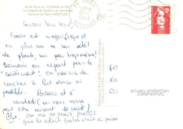 Ile de Groix Le Paradis en Mer La chapelle de quelhu – Bild 2