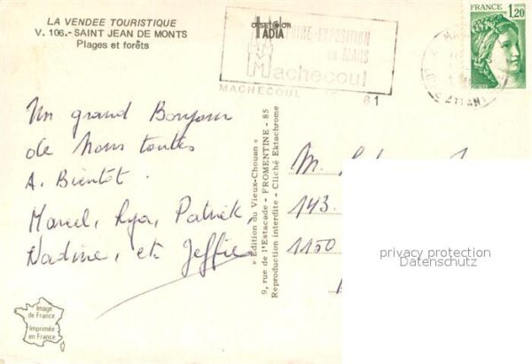 Saint-Jean-de-Monts Plages et forets Vue d_ensemble – Bild 2