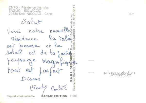 Taglio-Isolaccio Residence des Isles – Bild 2