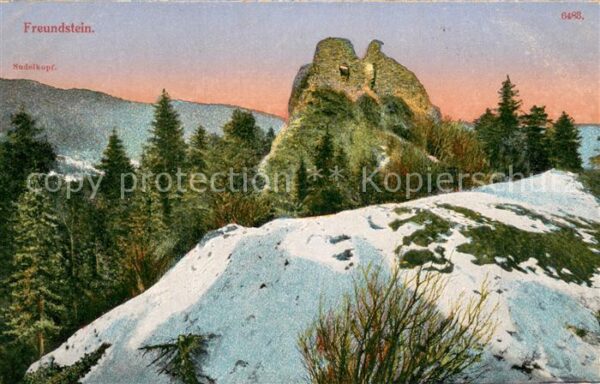 Willer-sur-Thur Freundstein Felsen Vogesen
