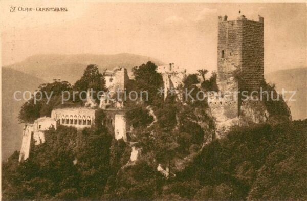 Ribeauville Haut Rhin Elsass Ruine Ulrichsburg
