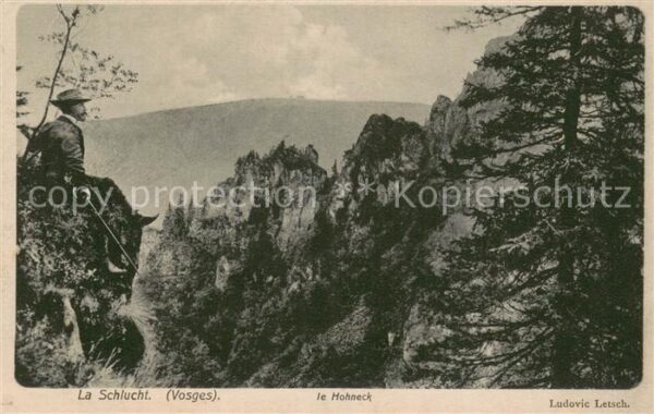 La Schlucht Landschaft Vogesen le Hohneck