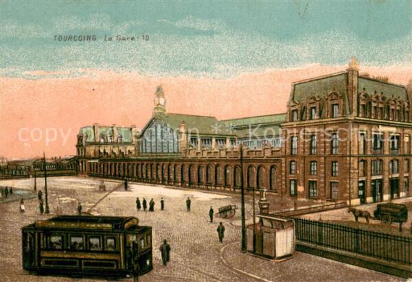 Tourcoing 59 La Gare Tram