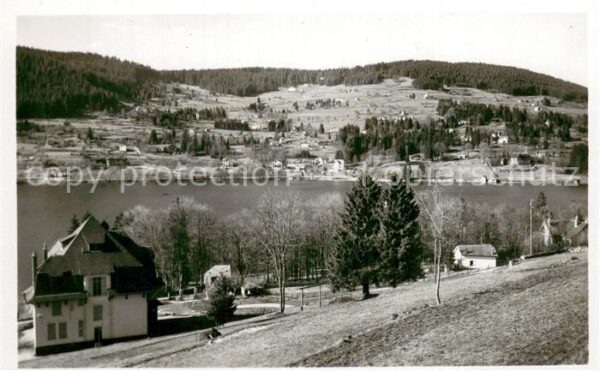 Gerardmer Vosges Le lac et le Quartier des Villes