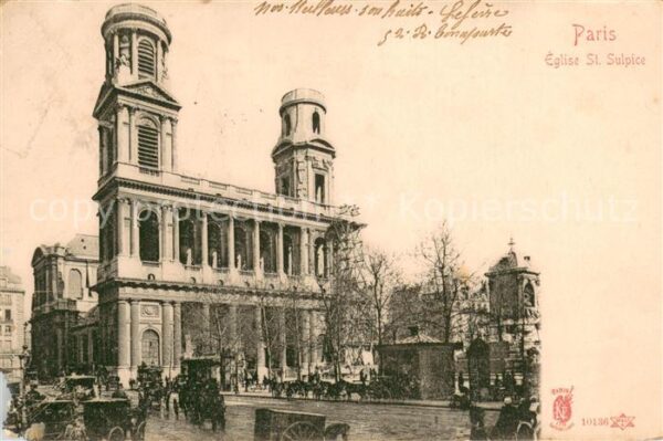 Paris 75 Eglise Saint Sulpice