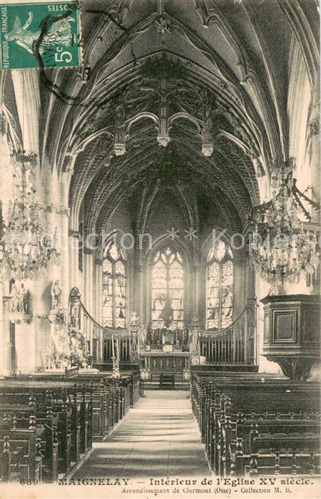 Maignelay-Montigny Intérieur de l Eglise XVe siècle