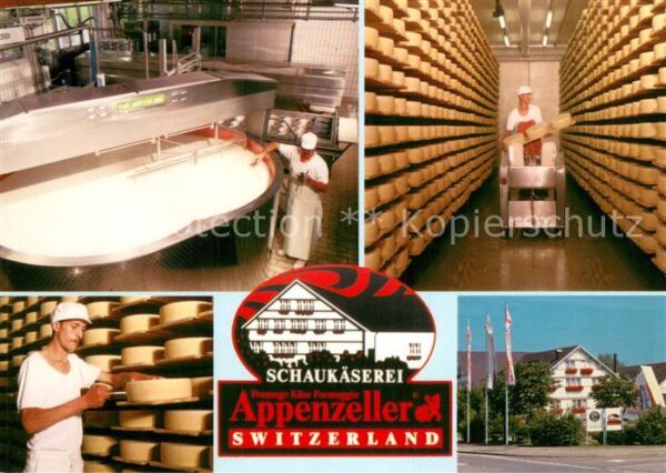 Stein AR Appenzeller Schaukäserei Käseherstellun